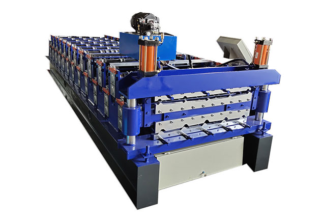 Double layer roof roll forming machine