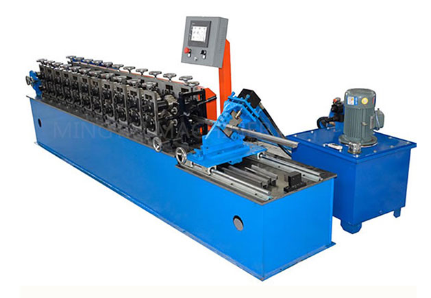 Angle light steel keel roll forming machine