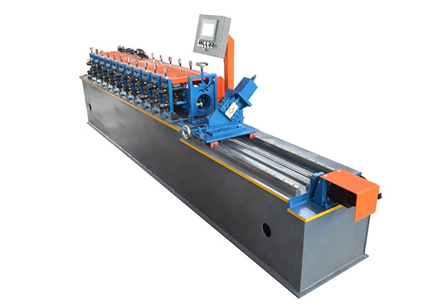 Omega light steel keel roll forming machine